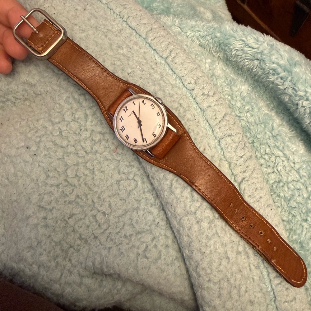 Brown Leather Men's Watch